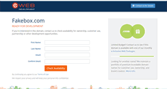 Desktop Screenshot of fakebox.com