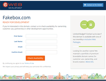 Tablet Screenshot of fakebox.com